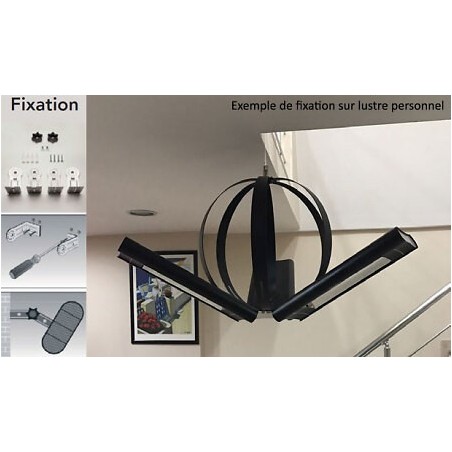 Chauffage infrarouge 2500 W IP44 12m2 max