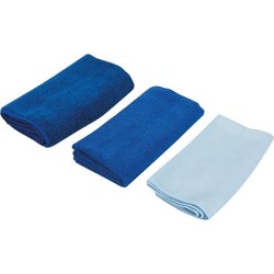 Lot de 3 chiffons en microfibres 3 pcs marque SILVERLINE