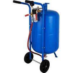 Sableuse mobile roulettes 76 Litres pas chère manometre soupape 2