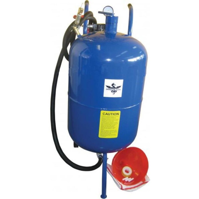 Sableuse mobile roulettes 76 Litres pas chère manometre soupape