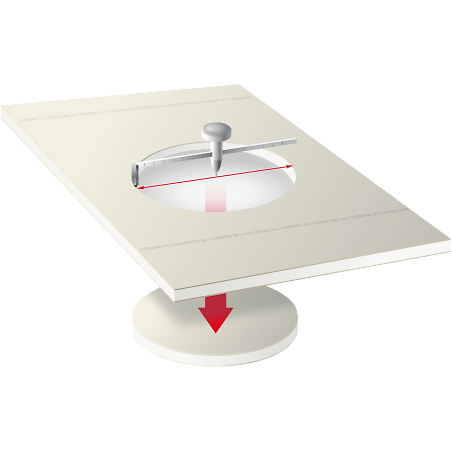 Cutter circulaire pour travaux de plaquiste