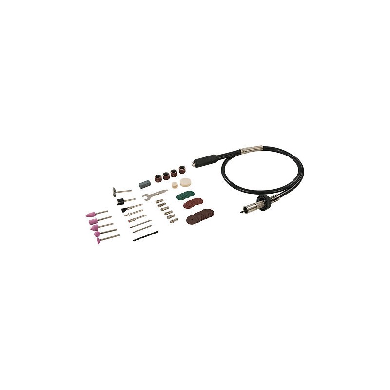 Outil rotatif portatif multifonction électrique avec 42 accessoires