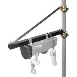 Potence pivotante acier laqué pour palans électrique 75cm 500kg