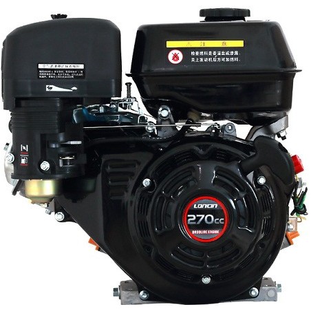 Moteur horizontal Loncin G270FD type A 270cc axe 25 x 62,2mm