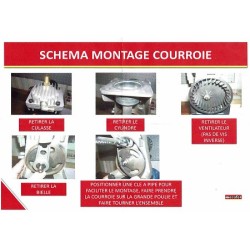 Courroie Mecafer pièce numéro 9075317 pour D230-10-50V 425028 425090 en vente chez 2