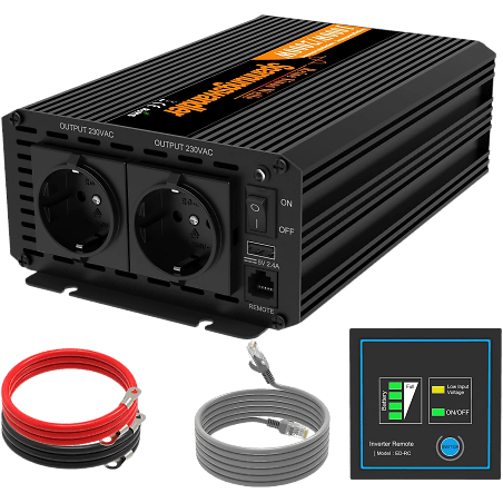 Convertisseur de tension continue 12 220 V puissance 1000 W