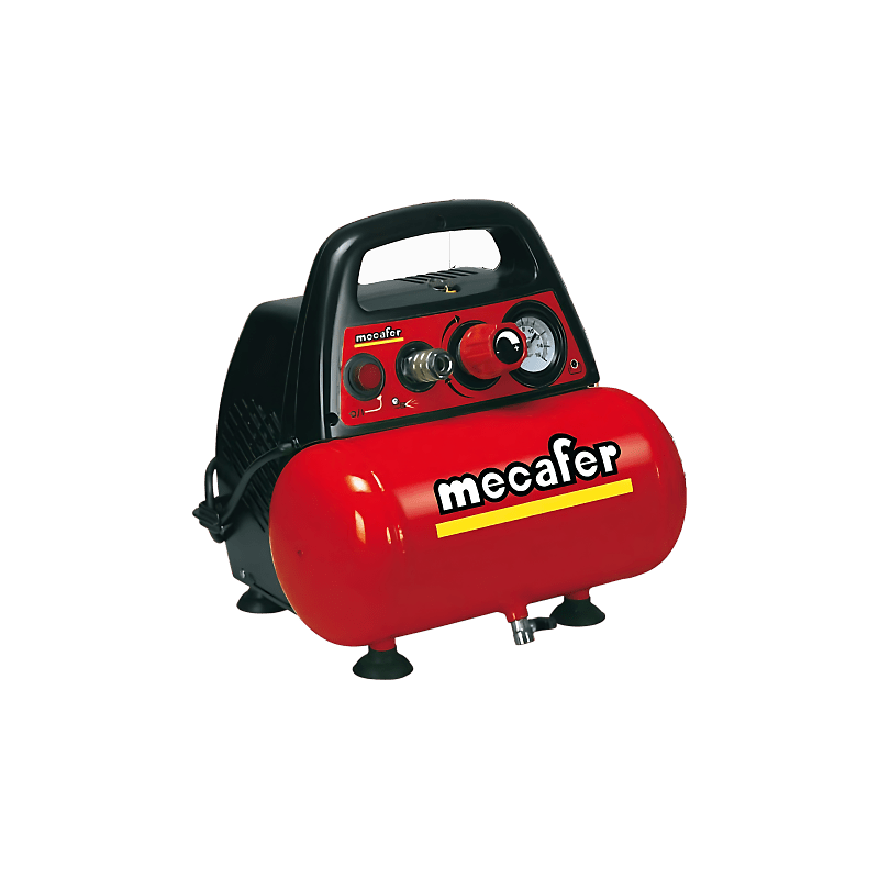 Compresseur Mecafer sans huile compact et léger new vento 6 litres