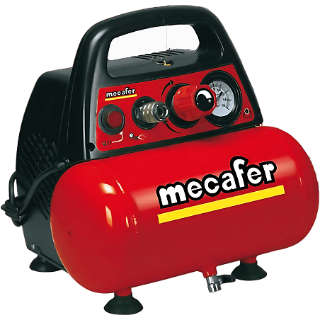 Compresseur Mecafer sans huile compact et léger new vento 6 litres