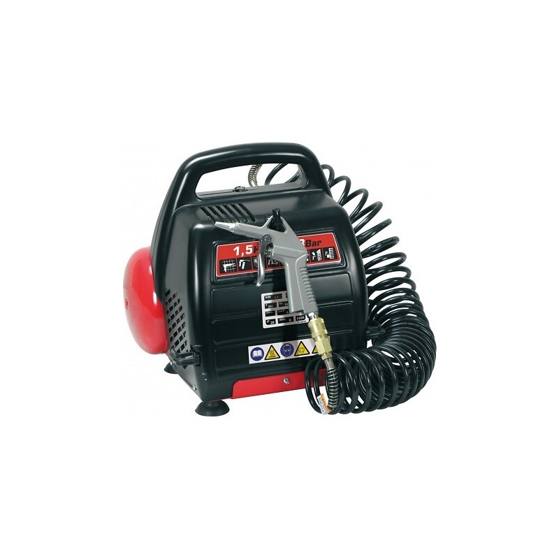 Compresseur Mecafer sans huile compact et léger new vento 6 litres
