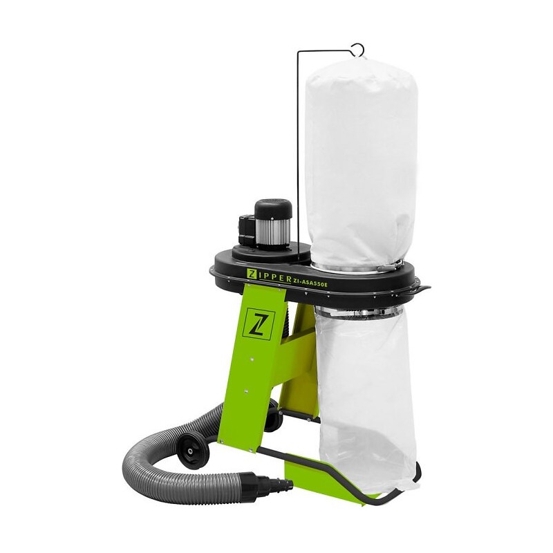 Aspirateur d'atelier à copeaux 230v 550w zipper Zipper ref ZI-ASA550E aspirateurs professionnels d'atelier