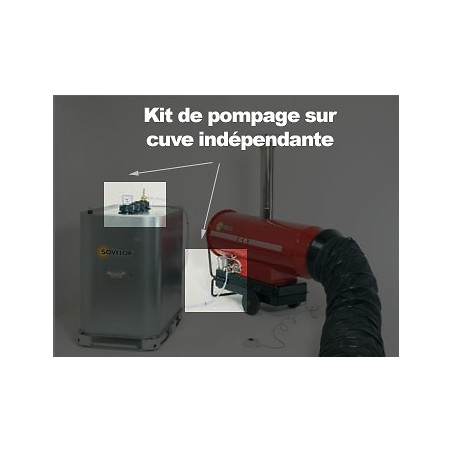 Kit de pompage sur cuve fuel indépendante vendu chez