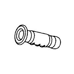 Poignée guidon l.22, pièce 261010900 pour motobineuse Eurosystems