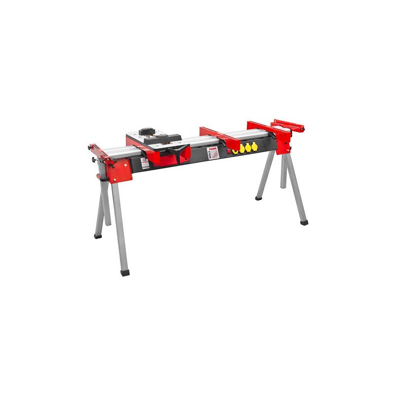 Scie à onglet puissante et support complet de marque HOLZMANN