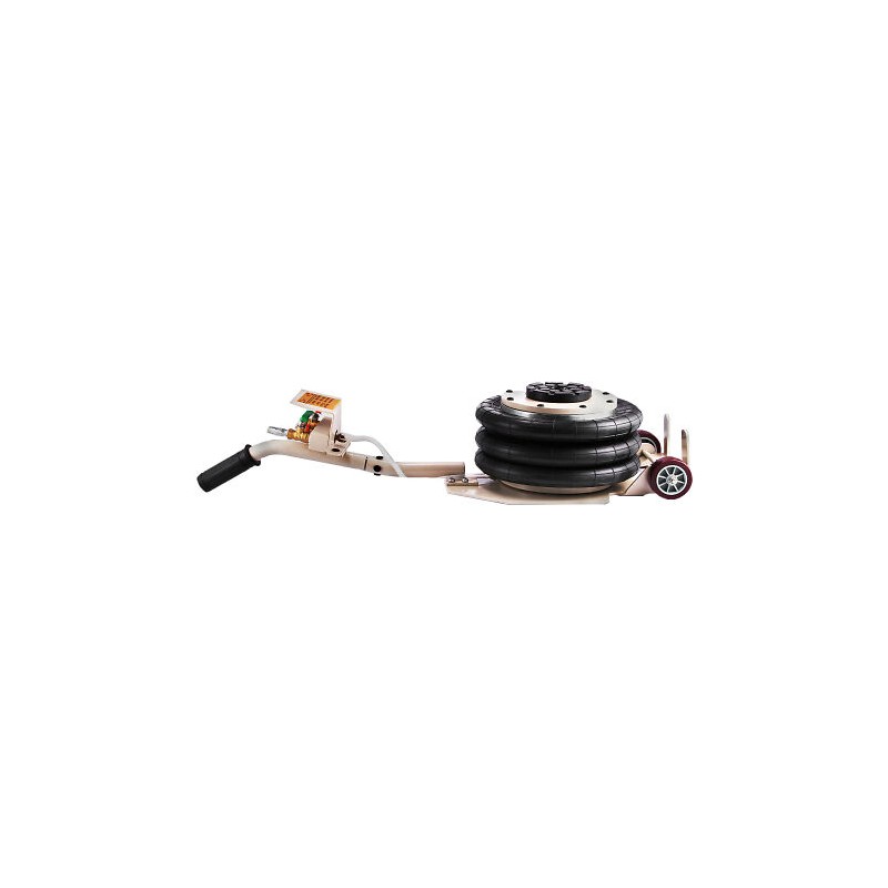 Cric pneumatique 3 boudins 3 tonnes pas cher hauteur 40cm