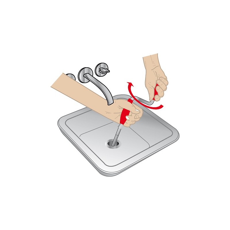 Déboucheur d'évier pour plombier dimensions 8mm x 3 mètres