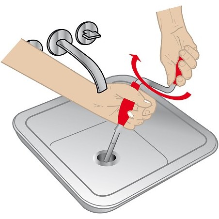 Déboucheur d'évier pour plombier dimensions 8mm x 3 mètres