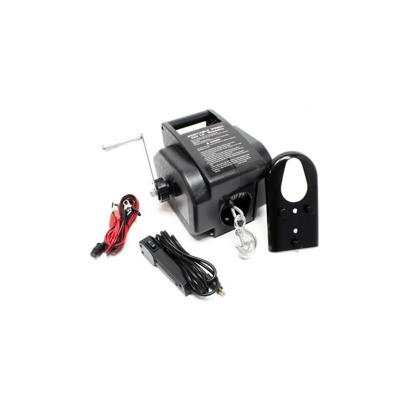 Treuil électrique 12 volts traction jusqu'à 4990 kg radio réf 61002