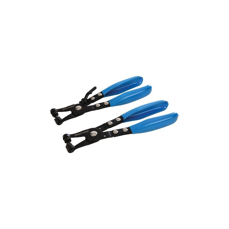 Jeu de 2 pinces pour colliers de serrage 220 mm / 8-1/ pouces marque SILVERLINE
