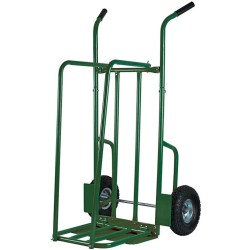 Chariot a bûches diable a bois a roues gonflables capacité 250 Kg