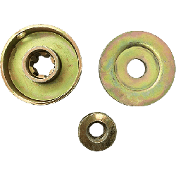 Set de rondelles cannelées de fixation de lame de débroussailleuse 2