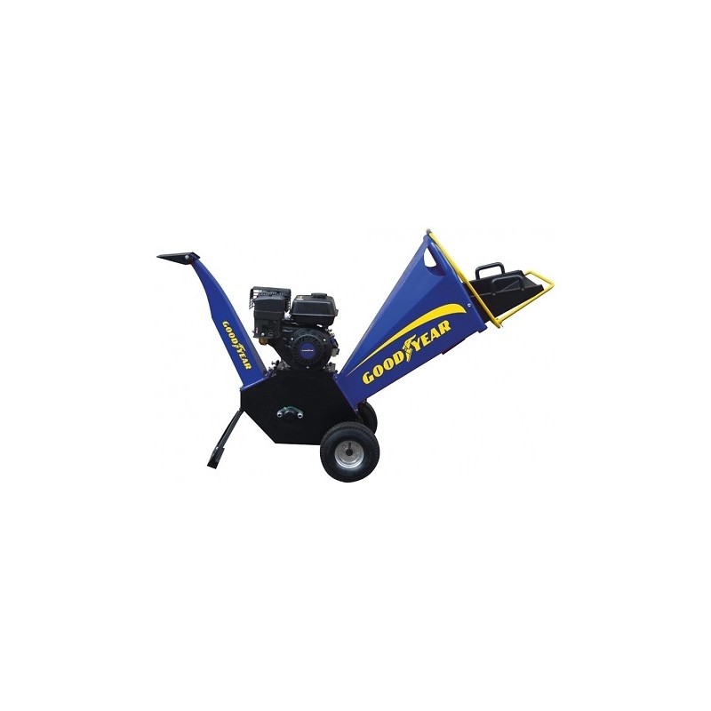 Broyeur de végétaux thermique Good Year 6,5cv à rotor pour branches de 10cm maxi Good year réf GY14365