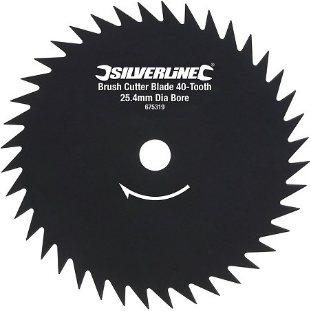 Lame 40 dents pour débroussailleuse SILVERLINE