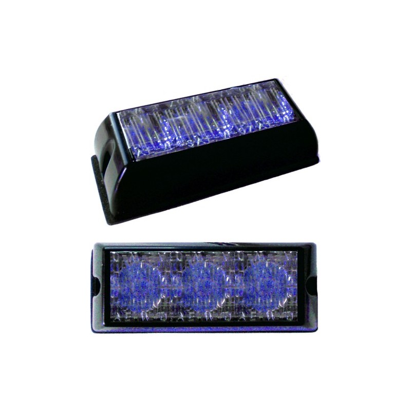 Feux de pénétration de calandre à LED bleu de 3 w