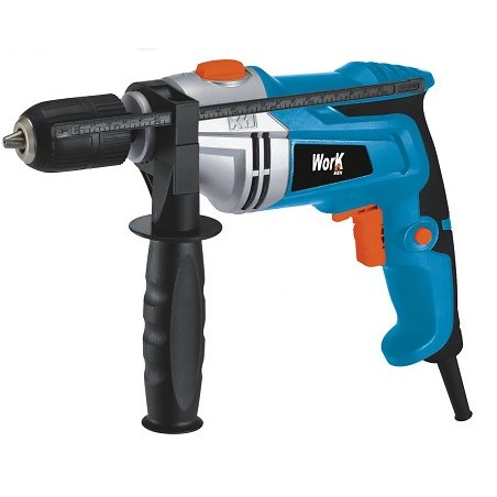 Perceuse percussion 750w keyless marque Work men référence WPP750BC-1