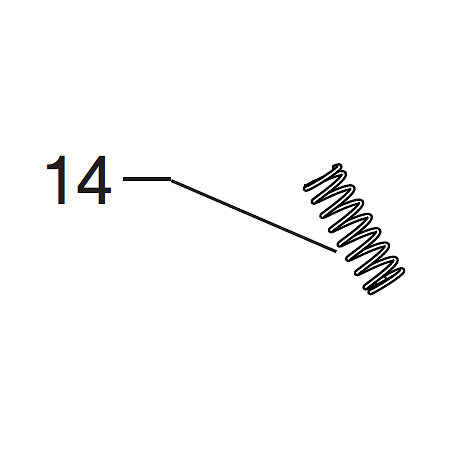 Ressort pour brouette motorisée CARRY, Eurosystems, pièce n°350010210