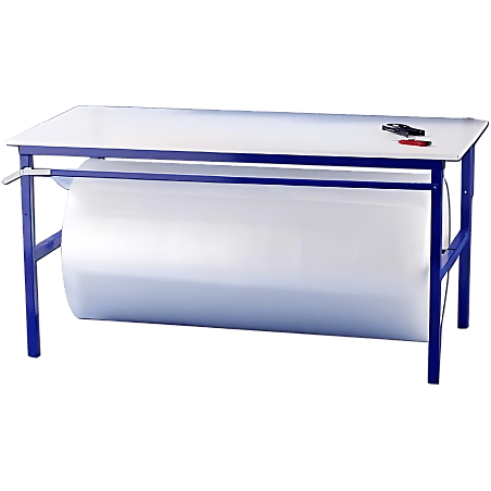 Table d'emballage seule avec dérouleur de film a bulles