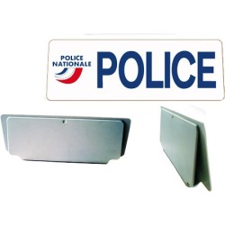 Clip plaque paresoleil Police Nationale Lot de 10