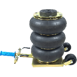 Cric pneumatique 3 boudins 3 tonnes avec rallonge pour levage 395 mm