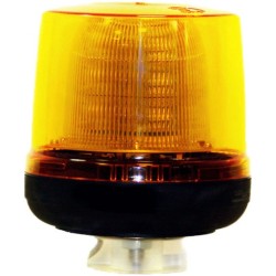 Gyrophare orange a LED, fixation fixe, 12 et 24 V