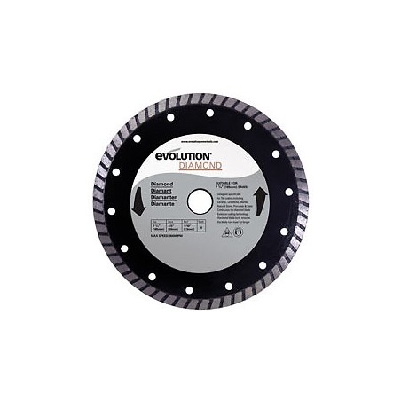 Lame de diamant de diamètre 185 mm pour la scie RAGEB ou FURY1