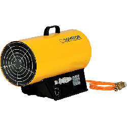 Générateur d'air chaud portable manuel a gaz 30 KW 1000 m3/h