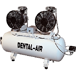 Compresseur dentaire horizontale 100L 4 sièges