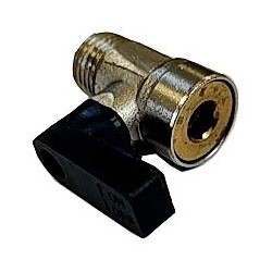 Robinet de purge 1/4" male compresseurs sans huile OL195B Mecafer Prodif