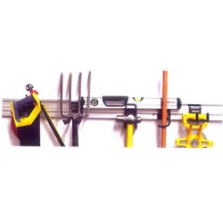 Kit de rangement d'outils par accroche murale, composé de 6 pièces