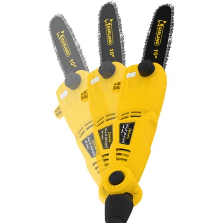 Tronçonneuse électrique sur perche multi positions 750 watts 25cm de coupe marque Garland ref 40EL-0050 tronçonneuse et élagueus