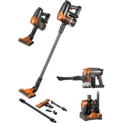 Aspirateur cyclonique rechargeable avec accessoires marque Twister référence TWVACR18LI en vente chez