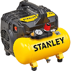 Compresseur Stanley DST100/8/6 coaxial silencieux 6 litres 59dB(A)