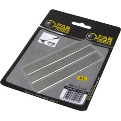Lot de 3 lame de rechange pour grattoir fartools
