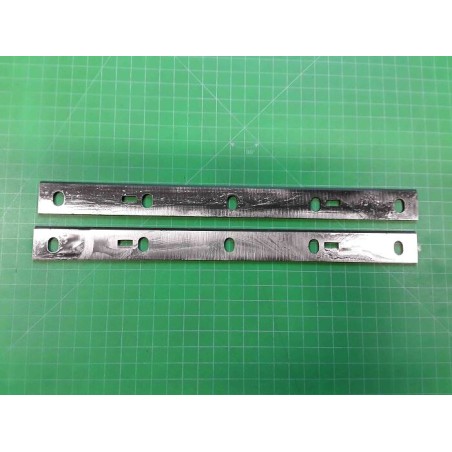 Jeu de lames de rabot 110, ZI-HB254 de rechange 10008587 réparation machine Zipper ZI-HB254
