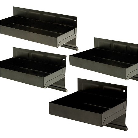 Lot de 4 plateaux magnétiques pour outils 150 - 310 mm marque SILVERLINE