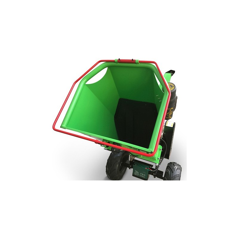 Broyeur de végétaux pro puissant 15 cv 420 cm3 démarrage électrique marque Zipper référence ZI-HAEK11000