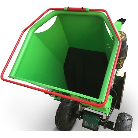 Broyeur de végétaux pro puissant 15 cv 420 cm3 démarrage électrique marque Zipper référence ZI-HAEK11000