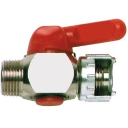 Robinet de sortie 1/2 M - 1/4 M pour compresseur