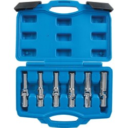 Kit douilles de bougies de préchauffage et d'allumage 6 pcs 3/8 pouce / 8 - 16 mm marque SILVERLINE 2