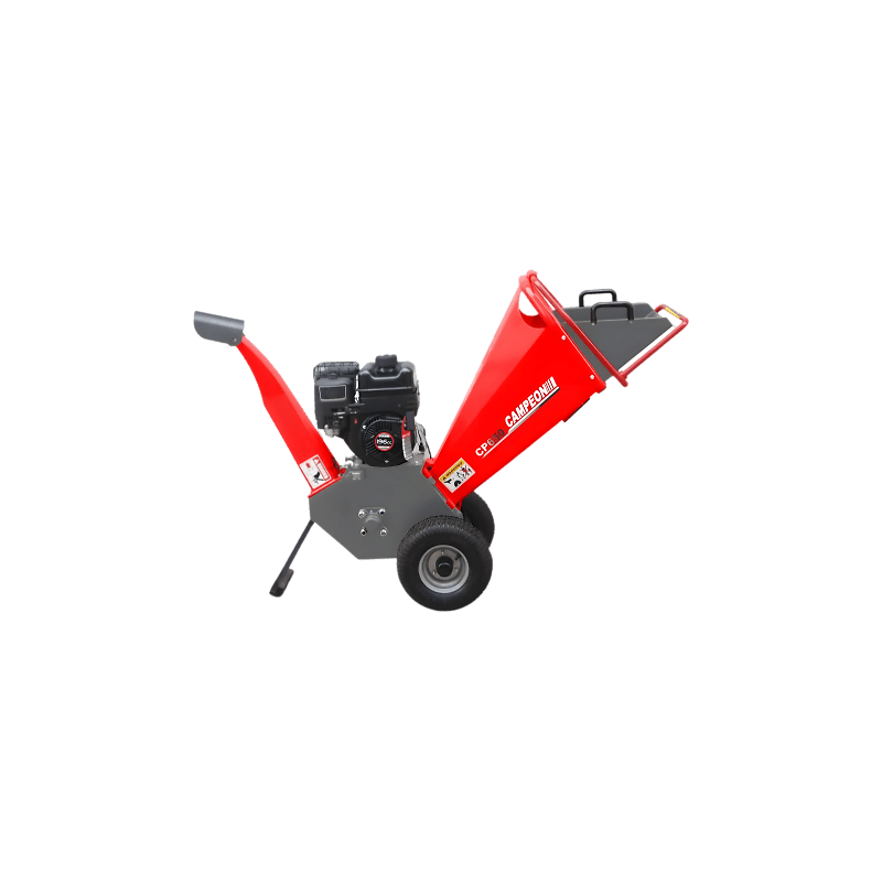 Broyeur de végétaux thermique Campeon 6,5cv à rotor pour branches 10cm