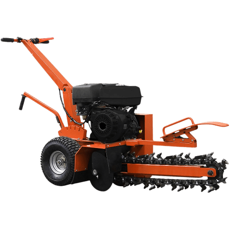 Trancheuse de sol 10cm moteur thermique 7cv 212cc Loncin
